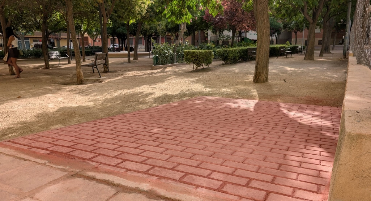 rampa accesible parque jorge guillén