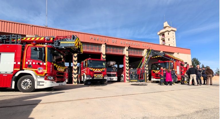 reforma parque bomberos Almansa