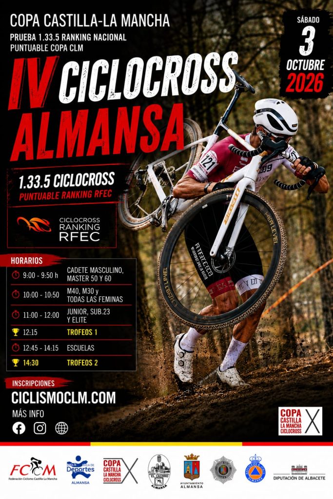 cartel ciclocross Almansa 2026