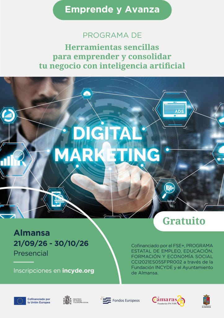 cartel curso IA empresas