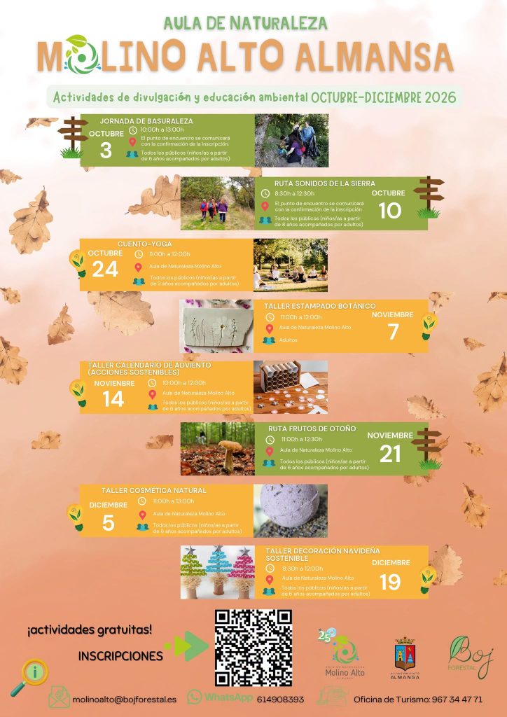 cartel programación molino alto otoño