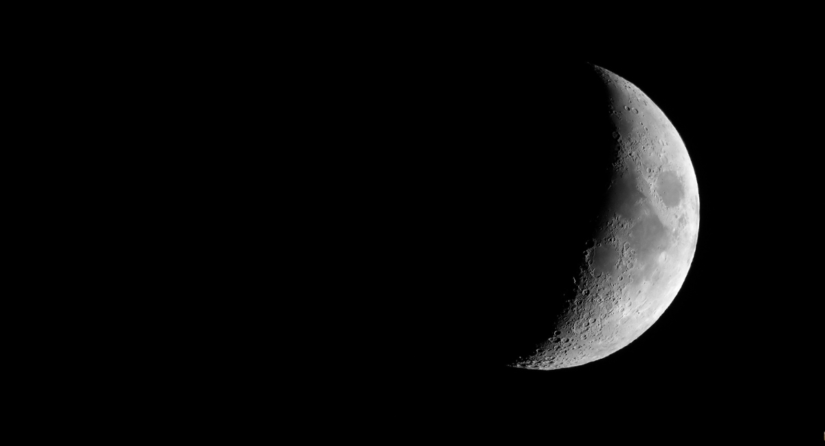 noche observación luna