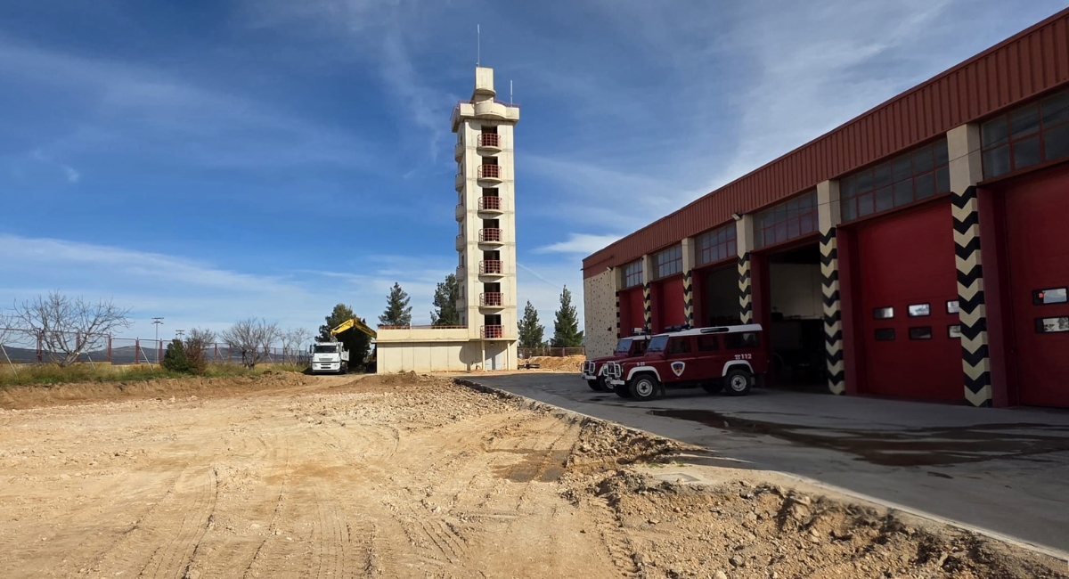 reforma ampliación parque bomberos Almansa