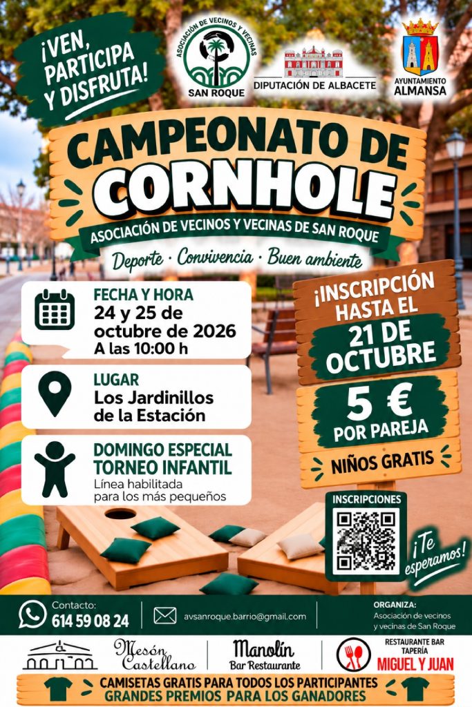 cartel campeonato cornhole