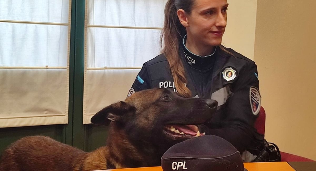agente canino policía local almansa