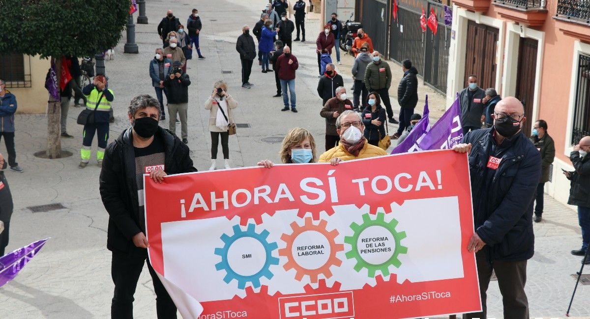 CCOO Manifestación Almansa