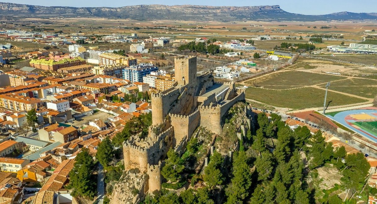 Castillo de Almansa derrumbe