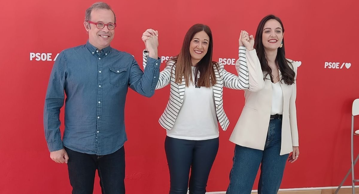Pilar Callado Pablo Sánchez Belén Tercero PSOE elecciones Almansa