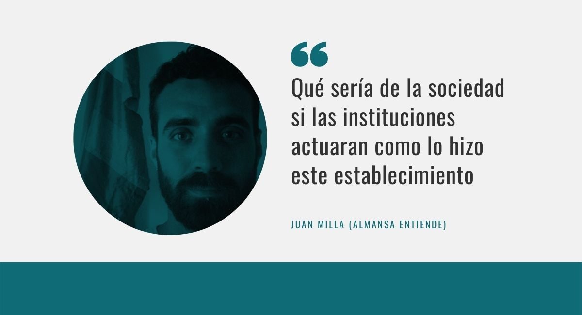 Juan Milla, Almansa Entiende, agresiones homófobas