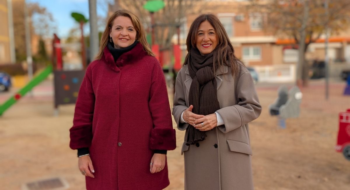 Renovación total de este parque infantil en Almansa