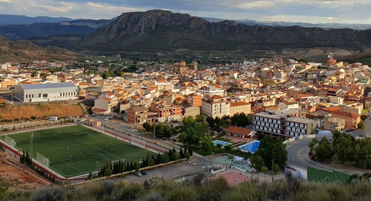 vista aérea de elche de la sierra