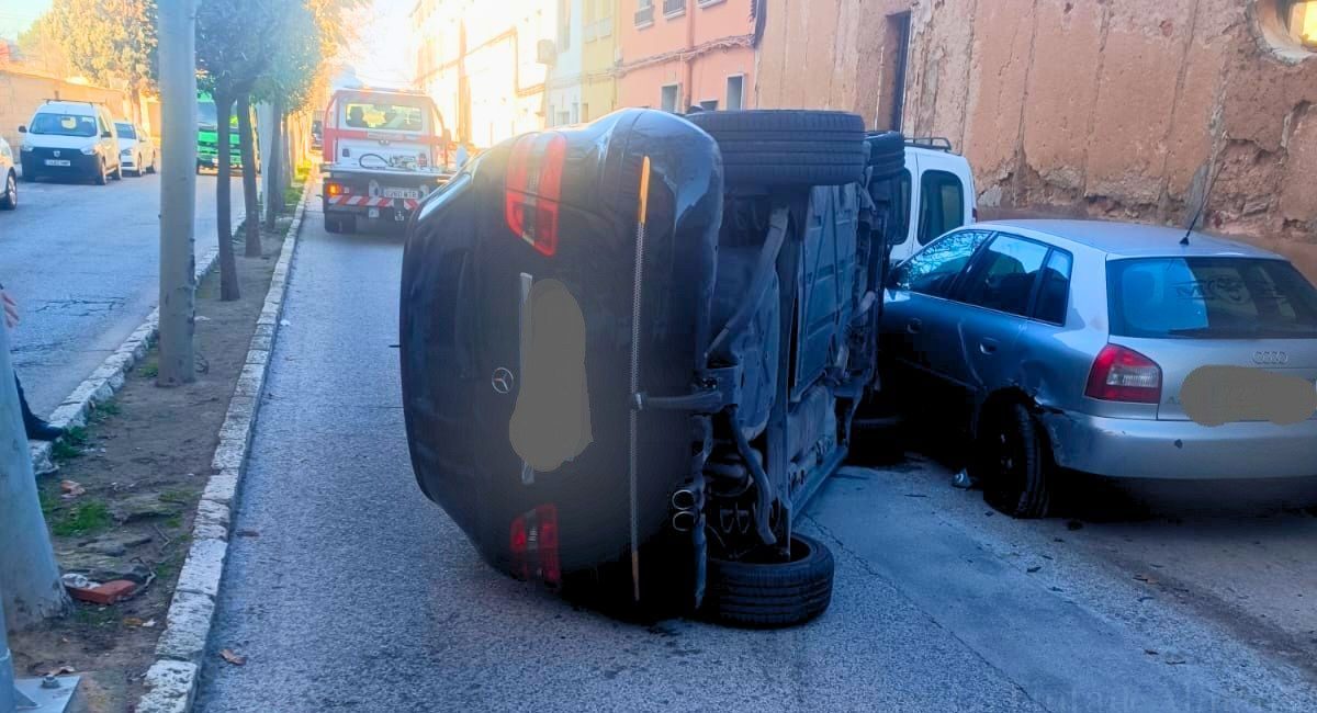 accidente tráfico campo Almansa
