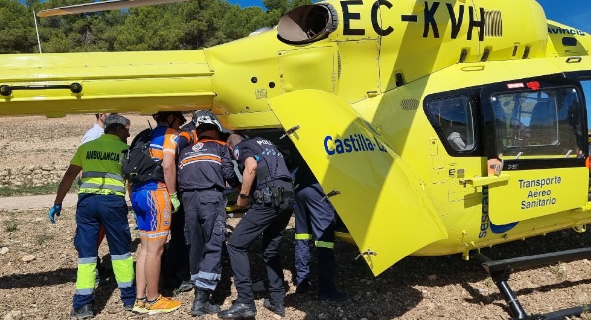 ciclista herido Almansa