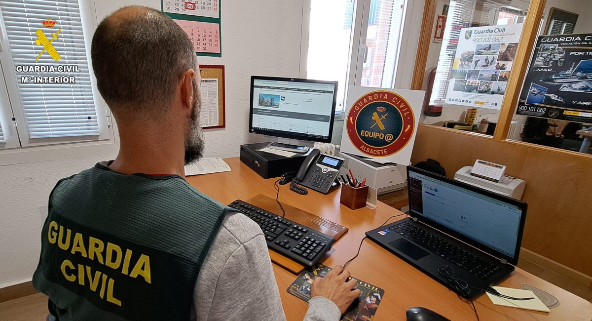 ciberestafa guardia civil Almansa