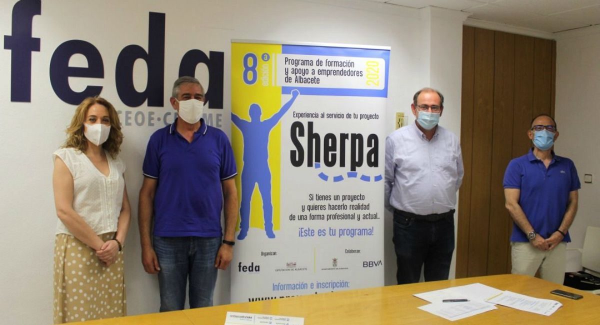 El Ayuntamiento de Almansa presentan el 8º Programa de Apoyo a emprendedores de FEDA Albacete